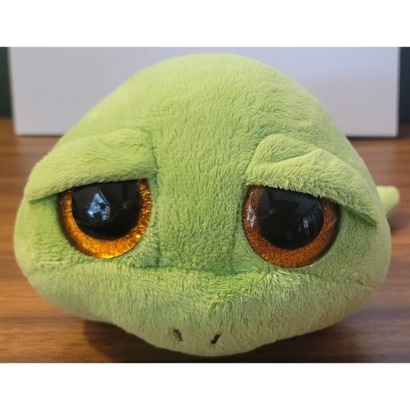 Ty Beanie Boos 10” ZIPPY the Green Turtle with Butt Tag - Picture 2 of 11